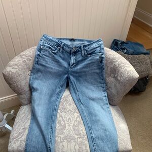 Silver Jeans Women's Light Wash Skinny Jeans